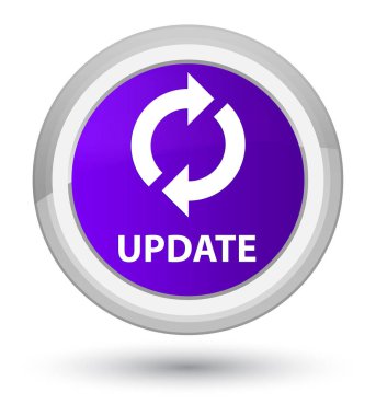 Güncelleştirme Başbakan mor yuvarlak düğmesi