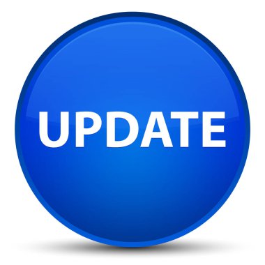 Özel mavi yuvarlak düğmesini güncelleştir