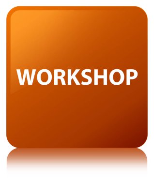 Atölye kahverengi kare düğme