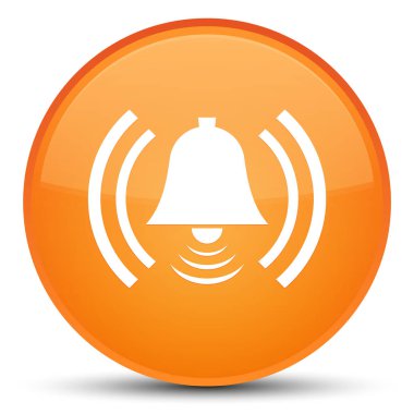 Alarm simgesini özel turuncu yuvarlak düğmesi