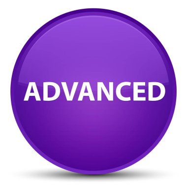 Gelişmiş özel mor yuvarlak düğmesi