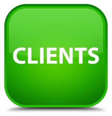 İstemciler özel yeşil kare düğme