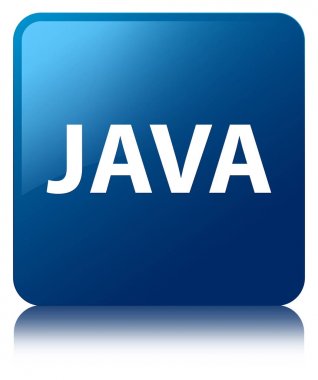 Java mavi kare düğme