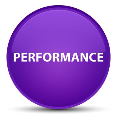 Performans özel mor yuvarlak düğmesi