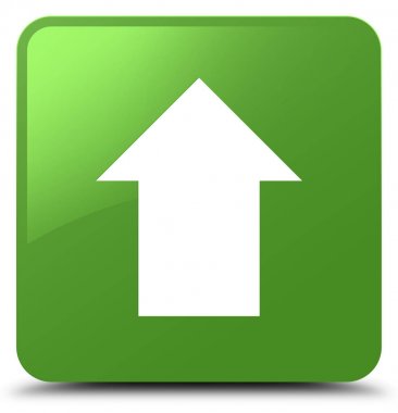 Ok simgesi yumuşak yeşil kare düğmesini upload