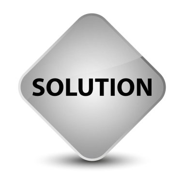 Çözüm zarif beyaz elmas düğmesi