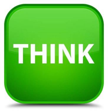 Özel yeşil kare düğme düşünüyorum