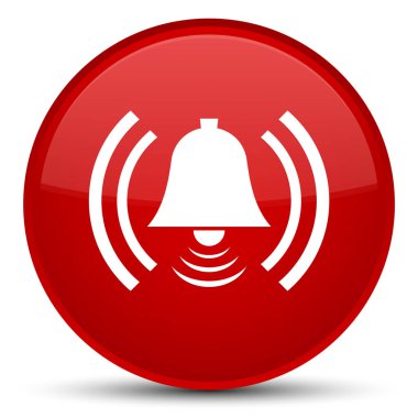 Alarm simgesini özel kırmızı yuvarlak düğmesi