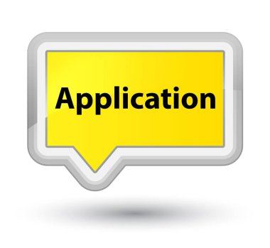 Uygulama Başbakan sarı banner buton