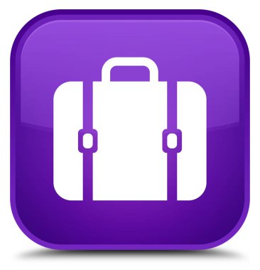 Çanta kutsal kişilerin resmi özel mor kare düğme