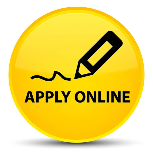 Apply online (edit pen icon) special yellow round button