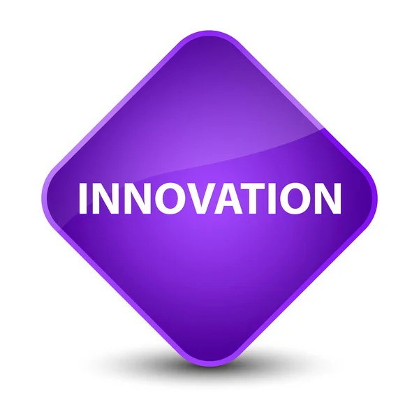 Инновации элегантный фиолетовый алмаз кнопки — стоковое фото