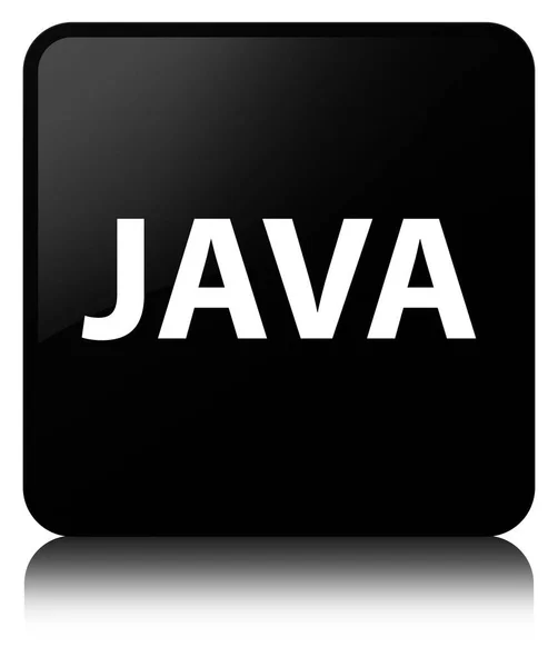 Java 黒正方形ボタン — ストック写真