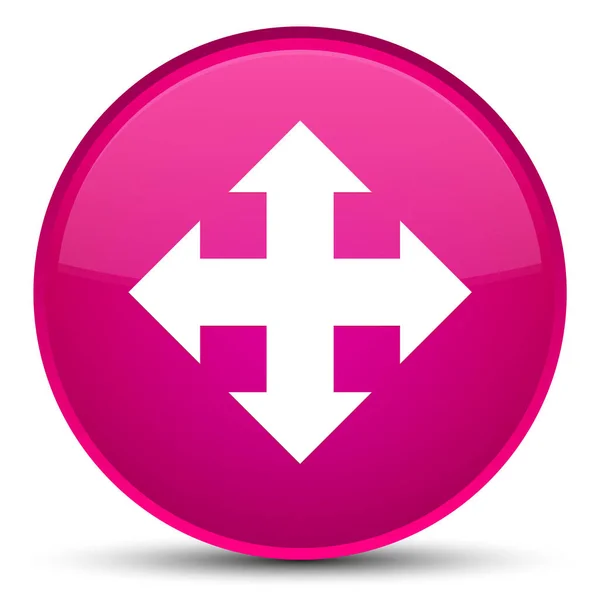 Move icon special pink round button