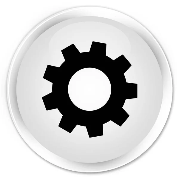 Process icon premium white round button — Stock Photo, Image