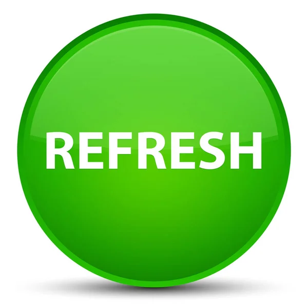 Refresh special green round button — Stock Photo, Image