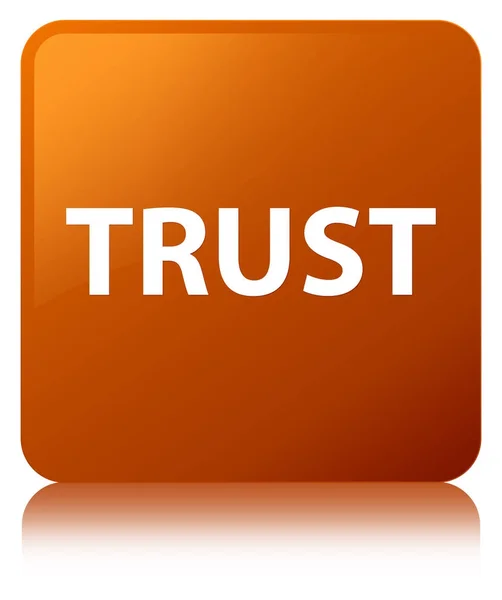 Кнопка доверия — стоковое фото