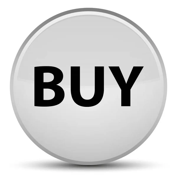 Buy special white round button — Stock Photo, Image