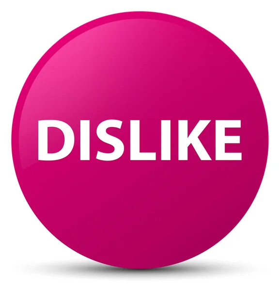 No me gusta el botón redondo rosa — Foto de Stock