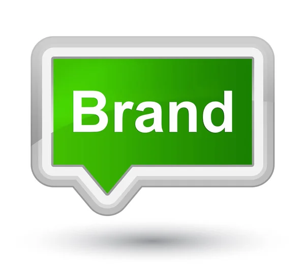 브랜드 주요 녹색 배너 버튼 — 스톡 사진