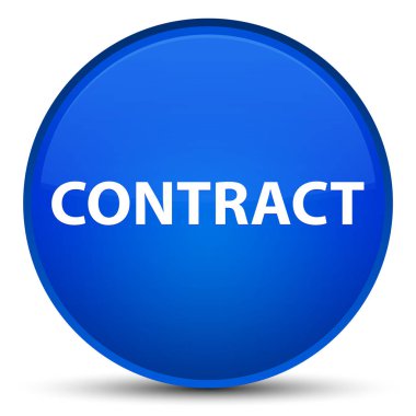 Sözleşme özel mavi yuvarlak düğmesi