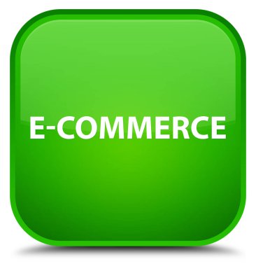 E-ticaret özel yeşil kare düğme