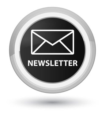 Bülten ana siyah yuvarlak düğmesi