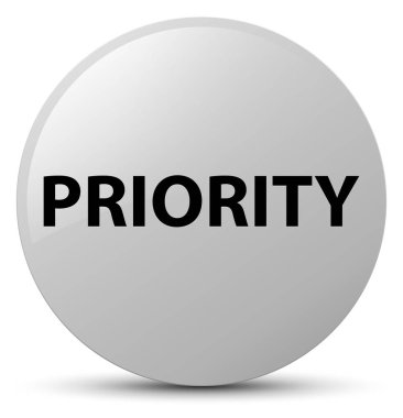 Öncelik beyaz yuvarlak düğmesi