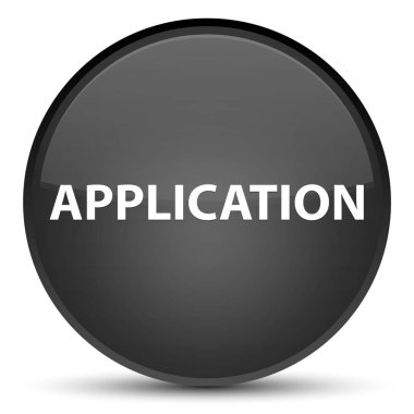 Uygulama özel siyah yuvarlak düğmesi