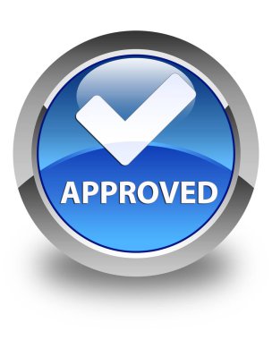 Onaylı (simge doğrulama) düğmesini mavi parlak