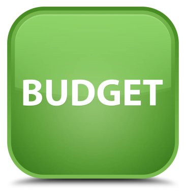 Bütçe özel yumuşak yeşil kare düğme