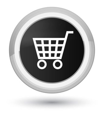 E-ticaret kutsal kişilerin resmi ana siyah yuvarlak düğme