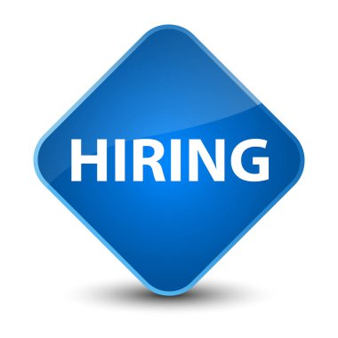 Zarif mavi elmas düğme işe