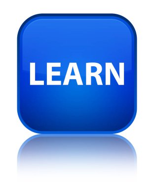 Özel mavi kare düğme öğrenin