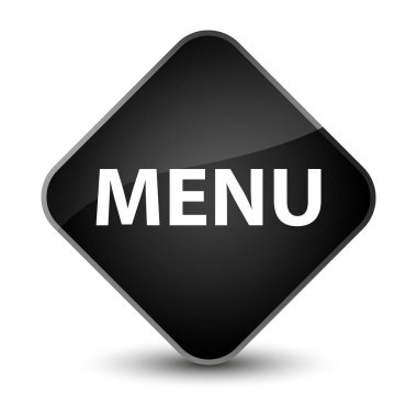 Zarif siyah elmas düğmesine