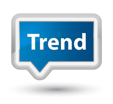 Eğilim prime mavi bayrak düğmesini