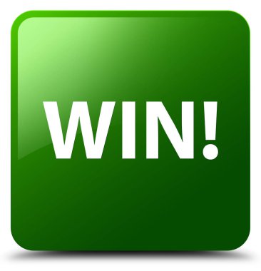 Yeşil kare düğme kazanmak