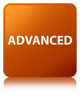 Gelişmiş kahverengi kare düğme