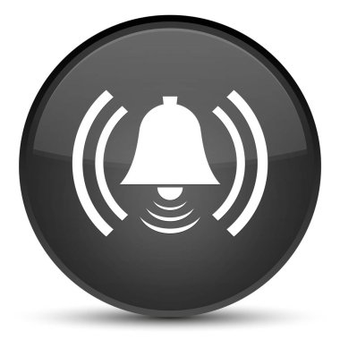 Alarm simgesini özel siyah yuvarlak düğmesi