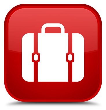 Çanta kutsal kişilerin resmi özel kırmızı kare düğme