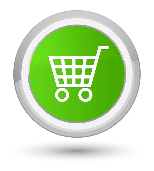 E-commerce eersteklas zachte groene ronde knoop van het pictogram — Stockfoto