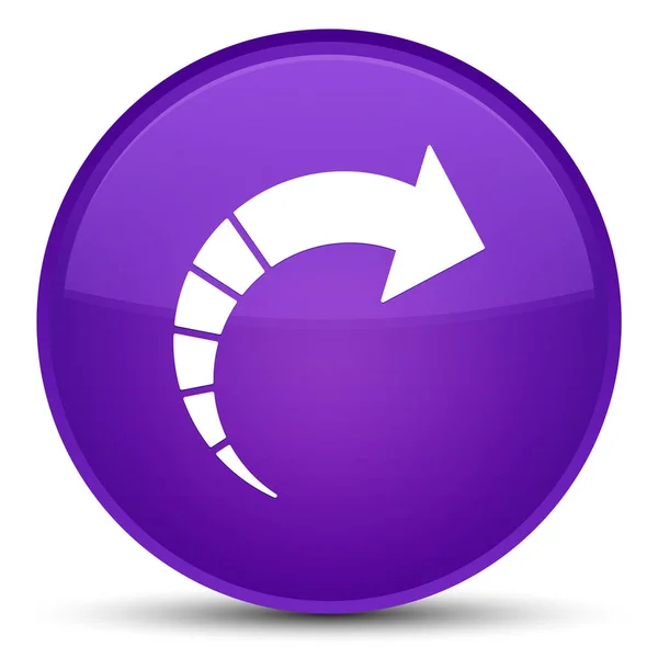 Icône flèche suivante bouton rond violet spécial — Photo