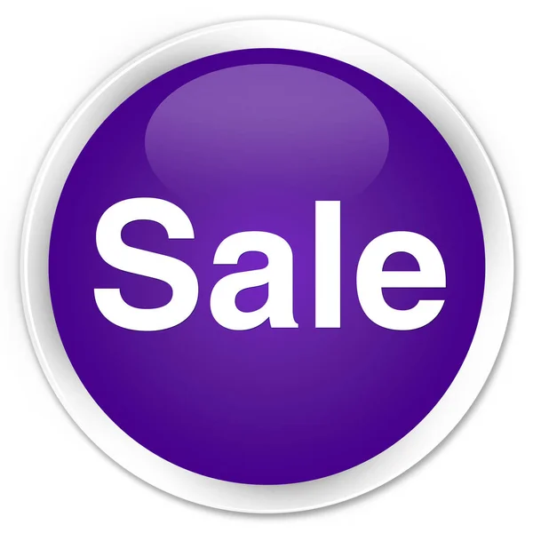 Sale premium purple round button — Stock Photo, Image