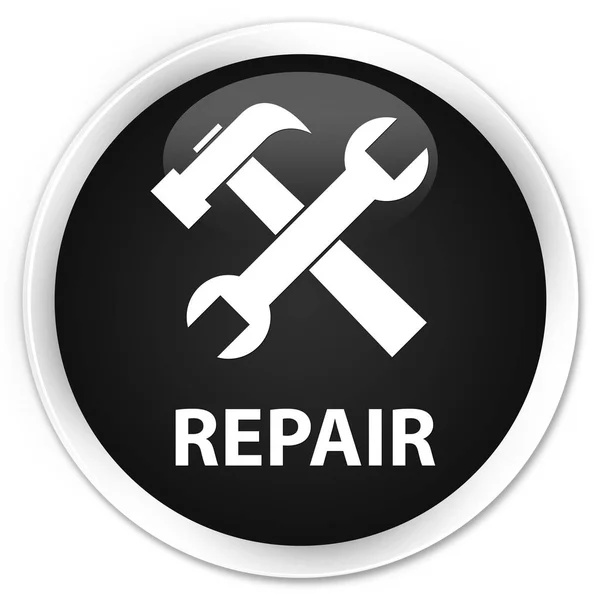 Reparatie (extra pictogram) premium zwart ronde knop — Stockfoto