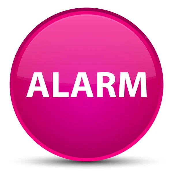 Специальная розовая кнопка тревоги — стоковое фото