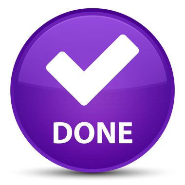 (Simge doğrulama) özel mor yuvarlak düğmesi