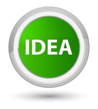 Fikir ana yeşil yuvarlak düğmesi