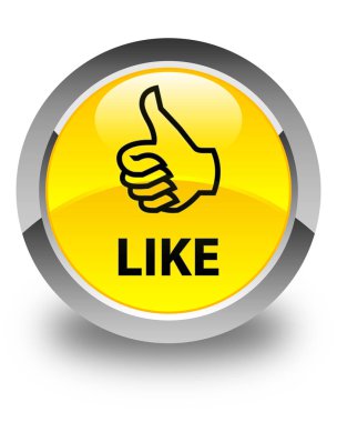 Parlak düğme sarı gibi