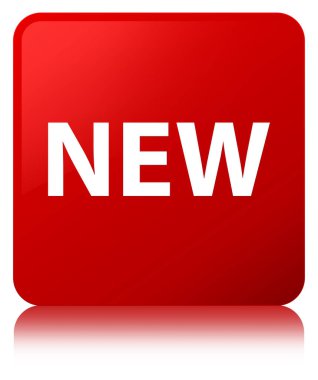 Yeni kırmızı kare düğme