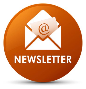 Bülten kahverengi yuvarlak düğmesi